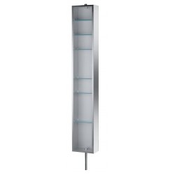 Armoire tournante en Inox avec miroir - PK51506 Armoire tournante en Inox avec miroir - PK51506