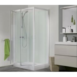 Cabine de douche KINEPRIME GLASS 2 portes pivotantes - Différentes versions