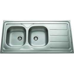 Exp&eacute;di&eacute; sous 4 semaines | &Eacute;vier &agrave; poser SINOPE en inox avec vidage