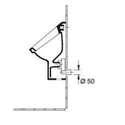 Vidage spécial à action siphonique - Évacuation cachée Vidage spécial à action siphonique - Évacuation cachée