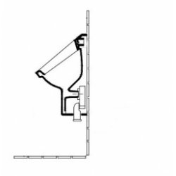 Vidage spécial à action siphonique - Évacuation apparente Vidage spécial à action siphonique - Évacuation apparente