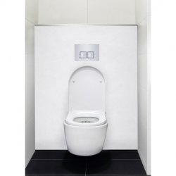 Habillage décoratif Bâti WC DECOFAST Élégance - Blanc Satiné