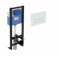 Bâti-Support WC autoportant PROSYS 120 avec plaque de commande  Bâti-Support WC autoportant PROSYS 120 avec plaque de commande