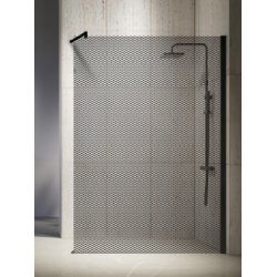 Paroi de douche Fixe KUADRA H Sérigraphié GRID - Différentes tailles