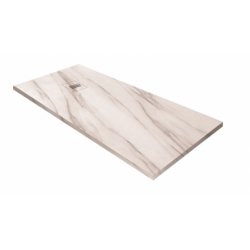 Receveur de douche MIRAGE Marbre Blanc - 90x150 cm
