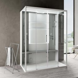 Cabine de douche multifonction SKILL DUAL Perla 160x97 cm Cabine de douche multifonction SKILL DUAL Perla 160x97 cm
