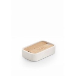 Porte savon NINFEA en résine et bambou Porte savon NINFEA en résine et bambou