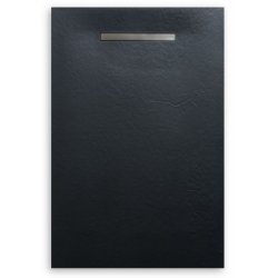 Receveur de douche souple SolidSoft LINEAR DRAIN Noir Receveur de douche souple SolidSoft LINEAR DRAIN Noir