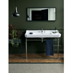 Vasque rectangulaire et console Edouardien BURLINGTON 120 cm Vasque rectangulaire et console Edouardien BURLINGTON 120 cm