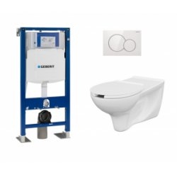 Pack Geberit UP320 + Cuvette PMR + Plaque Sigma Blanc Pack Geberit UP320 + Cuvette PMR + Plaque Sigma Blanc