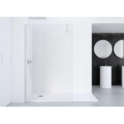 Paroi de douche fixe FADO Transparent - Argent - 100 cm Paroi de douche fixe FADO Transparent - Argent - 100 cm