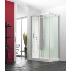 Cabine HORIZON Thermostatique 110x81 - Acier - Porte coulissante Cabine HORIZON Thermostatique 110x81 - Acier - Porte coulissante