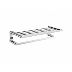 Rack porte-serviettes PURE laiton chromé