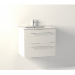 Meuble de salle de bain NEPTUNE Blanc - SANS Miroir Meuble de salle de bain NEPTUNE Blanc - SANS Miroir