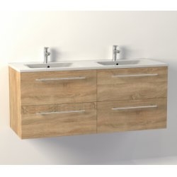 Meuble de salle de bains NEPTUNE Bois Clair - SANS miroir Meuble de salle de bains NEPTUNE Bois Clair - SANS miroir