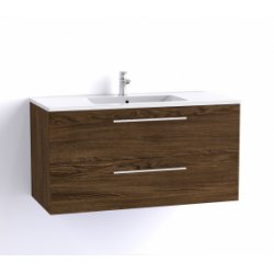 Meuble NEPTUNE Héritage Chêne 100 cm - SANS miroir Meuble NEPTUNE Héritage Chêne 100 cm - SANS miroir