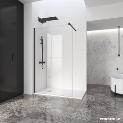 Paroi de douche fixe FADO Noir