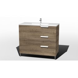 Meuble vasque INFINI 3 Tiroirs 100 cm
