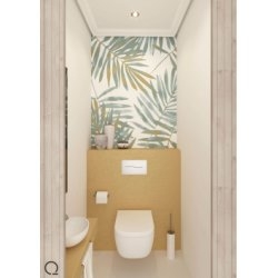 Exp&eacute;di&eacute; sous 3 semaines | Structure design d&eacute;co WC TULIP Ardoise 