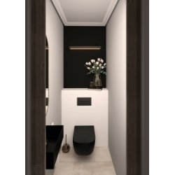 Exp&eacute;di&eacute; sous 3 semaines | Structure design d&eacute;co WC TULIP Crocodile