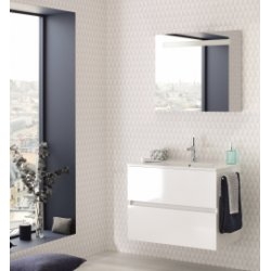 Meuble de salle de bain NOLITA Blanc brillant Meuble de salle de bain NOLITA Blanc brillant