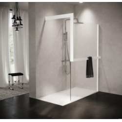 Système de fixation KIT-FRAME - Fixation au mur + Porte-serviette - Blanc Mat Système de fixation KIT-FRAME - Fixation au mur + Porte-serviette - Blanc Mat