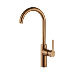 Mitigeur d'évier col de cygne avec bec orientable Cuivre brossé - 330602CUC Mitigeur d'évier col de cygne avec bec orientable Cuivre brossé - 330602CUC
