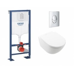 Pack Bati support Geberit et WC suspendu MINI NUVOLA - Banyo