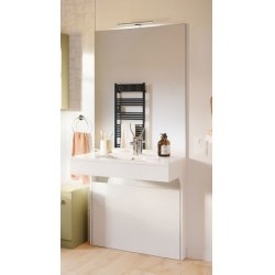 Meuble sous-vasque fixe PMR ESTIA Blanc Meuble sous-vasque fixe PMR ESTIA Blanc