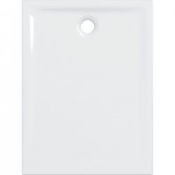 Receveur céramique antidérapant GEBERIT RENOVA Blanc 120x80 cm*