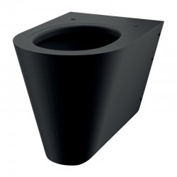WC suspendu en inox S21 S noir mat WC suspendu en inox S21 S noir mat
