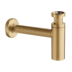 Siphon de vidage lavabo laiton design Or brossé - ONDYNA Siphon de vidage lavabo laiton design Or brossé - ONDYNA