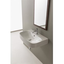 Lavabo à poser ou à suspendre MOON L70cm Lavabo à poser ou à suspendre MOON L70cm