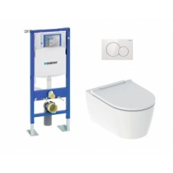 Pack complet WC Geberit UP320 + Cuvette ONE TurboFlush + Plaque Blanche Pack complet WC Geberit UP320 + Cuvette ONE TurboFlush + Plaque Blanche