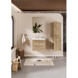 Meuble NEPTUNE Bois Clair 60 - 80 ou 100 cm - Différents Miroirs Meuble NEPTUNE Bois Clair 60 - 80 ou 100 cm - Différents Miroirs