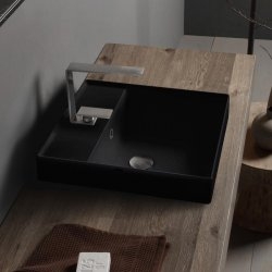 Vasque semi-encastrée TEOREMA 2.0 Noir Mat Vasque semi-encastrée TEOREMA 2.0 Noir Mat