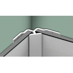 Profilé en L pour montage en angle pour panneaux muraux KINEWALL - H202cm - Blanc Profilé en L pour montage en angle pour panneaux muraux KINEWALL - H202cm - Blanc