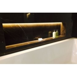 Niche encastrée rétro-éclairée Schlüter-KERDI-BOARD-NLT 711x305 mm Niche encastrée rétro-éclairée Schlüter-KERDI-BOARD-NLT 711x305 mm