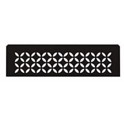 Tablette murale SHELF-S1 FLORAL Aluminium Noir graphique mat Tablette murale SHELF-S1 FLORAL Aluminium Noir graphique mat