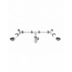 Tubulure de lavabo CONNECTIC 2 vasques Tubulure de lavabo CONNECTIC 2 vasques