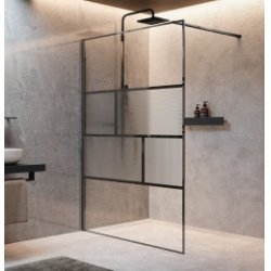 Paroi walk-in HC ART Noir Mat Paroi walk-in HC ART Noir Mat