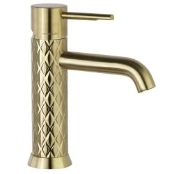 Mitigeur de lavabo ODISEA JOYA Or Brossé Mitigeur de lavabo ODISEA JOYA Or Brossé