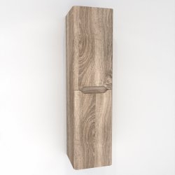 Colonne de salle de bain LUNA 135cm Bois Foncé