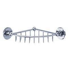 Exp&eacute;di&eacute; sous 3 semaines | Etag&egrave;re d'angle r&eacute;tro Burlington Chrom&eacute; - H60