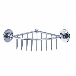 Exp&eacute;di&eacute; sous 3 semaines | Etag&egrave;re d'angle r&eacute;tro Burlington Chrom&eacute; - H90 
