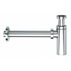 Siphon de lavabo classique laiton Chromé Siphon de lavabo classique laiton Chromé