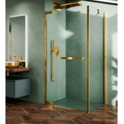 Paroi de douche d'angle N180 G+F - Or Brillant - 78.4cm Paroi de douche d'angle N180 G+F - Or Brillant - 78.4cm