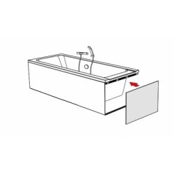 Tablier de baignoire retour DECOAFAST 90x60 - Blanc Satiné Tablier de baignoire retour DECOAFAST 90x60 - Blanc Satiné