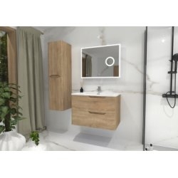 Meuble vasque LUNA Bois Clair 80 cm Meuble vasque LUNA Bois Clair 80 cm
