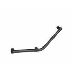 Barre coudée 135° ARSIS Full Black - Noir mat, adaptée PMR et Séniors Barre coudée 135° ARSIS Full Black - Noir mat, adaptée PMR et Séniors